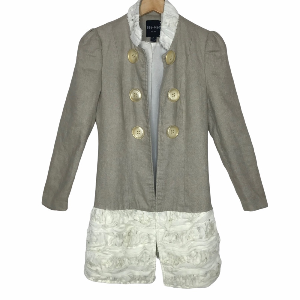 Insight Linen Open Jacket (2) - Picture 2 of 16
